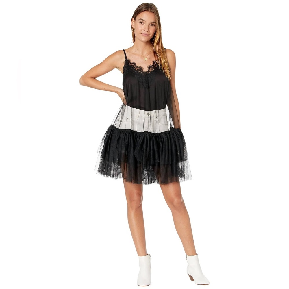 Free People NEW Press Send new mesh tulle tutu dress